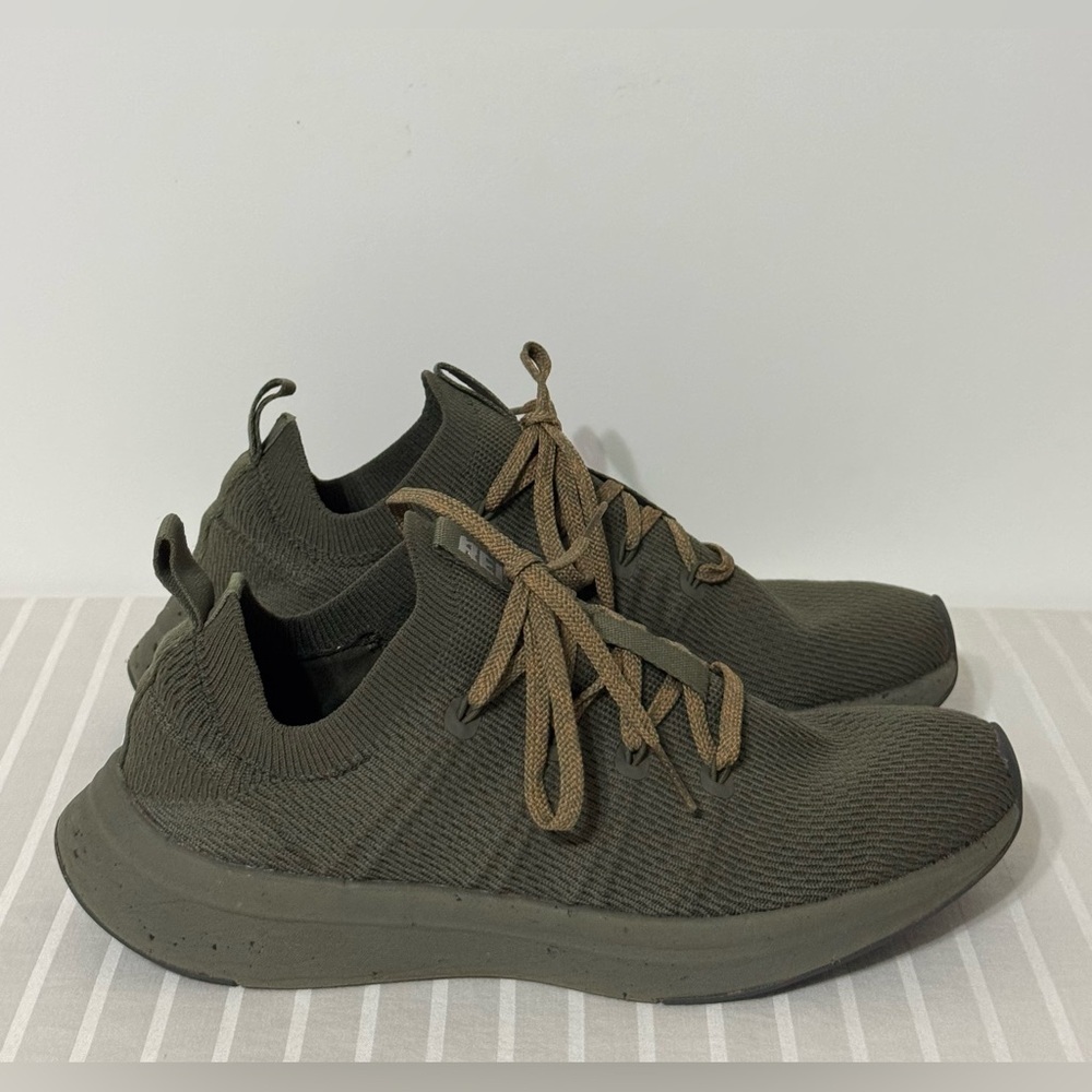 REI Co-op Beyonder Sneakers Olive Green Athletic Sock Knit Mesh Women's 9.5 - Picture 3 of 14
